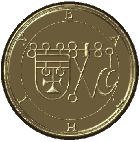 Ламен купить, ламен из серебра, индивидуальный амулет Соломона, печать Соломона, демон, дух, гоэтия, ключ Соломона