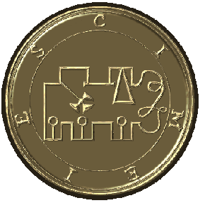 Ламен купить, ламен из серебра, индивидуальный амулет Соломона, печать Соломона, демон, дух, гоэтия, ключ Соломона