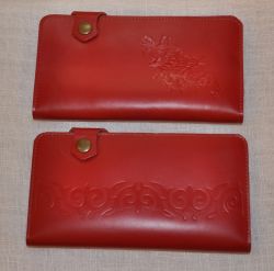 Портмоне красный maxi с денежной формулой богатства