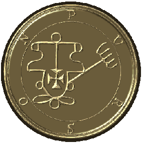 Ламен купить, ламен из серебра, индивидуальный амулет Соломона, печать Соломона, демон, дух, гоэтия, ключ Соломона