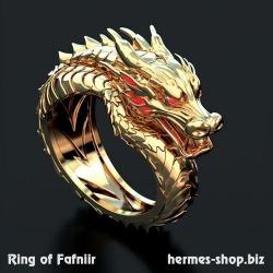 Кольцо Фафниира (Ring of Fafniir), Талисман Дракона, год дракона, 2012 год дракона, амулет дракона, предметы силы, кольцо дракона, артефакт, оберег