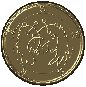 Ламен купить, ламен из серебра, индивидуальный амулет Соломона, печать Соломона, демон, дух, гоэтия, ключ Соломона