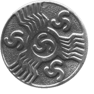 Велесов амулет, мужество, возвращает плодородие, приносит достаток,из серебра