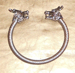 Браслет Драконов из серебра