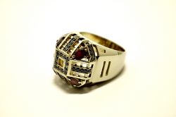 Кольцо Аглы - оргонный модулятор, кольцо всевидящее око, кольцо из золота, кольцо магическое, купить, оберег, амулет