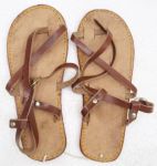 (Новинка) Сандалии ритуальные из натуральной кожи