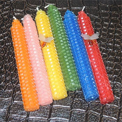 (Новинка!) Набор натуральных восковых свечей с 6 магическими формулами №2